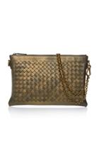 Bottega Veneta Chain Strap Leather Wallet Bag