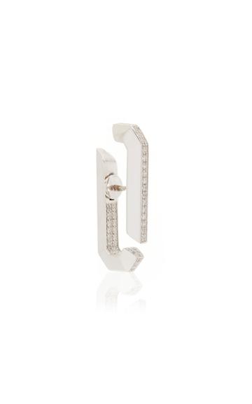 Moda Operandi Ee Ra 18k White Gold Diletta Earrings