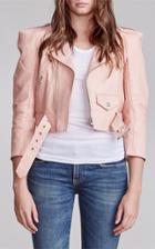 Moda Operandi R13 Square Shoulder Leather Motorcycle Jacket
