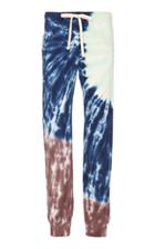Monrow Sunburst Tie Dye Basic Cuff Sweat