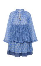 Yvonne S Tiered Peasant Ruffle Dress