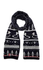 Thom Browne Fair Isle Wool Scarf