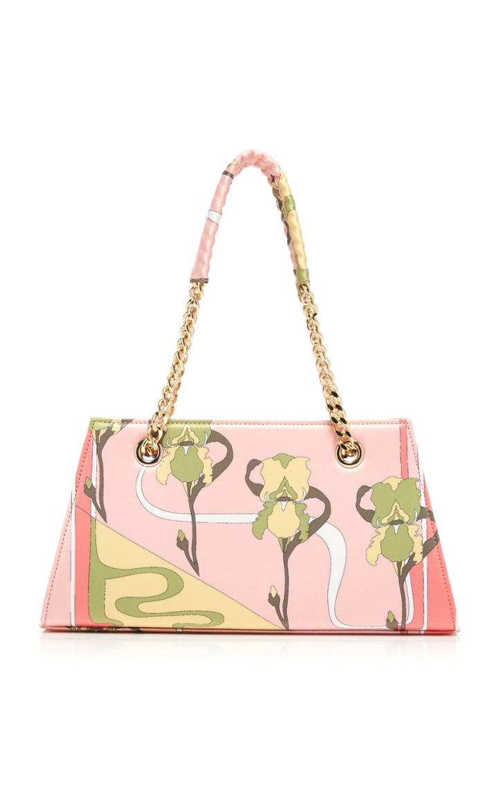 Rixo Dusty Printed Satin Bag