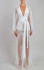 Moda Operandi Elie Saab Bead Embroidered Jumpsuit