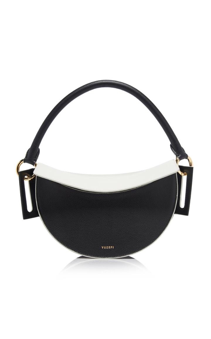Yuzefi Dip Two-tone Leather Bag