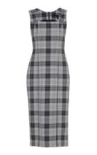 Moda Operandi Anouki Checkered Wool Pencil Dress