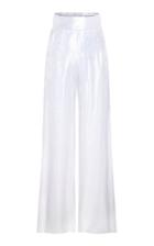 Adriana Iglesias Ana Wide-leg Silk Jacquard Pants