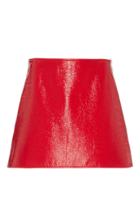Courrges Iconic Zip Side Patent Skirt
