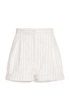 Philosophy Di Lorenzo Serafini Pinstripe Cotton-blend Shorts