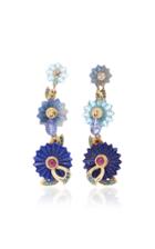 Alice Cicolini Summer Snow Blue Chandelier Earring