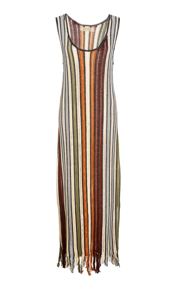 Ayni Sumaq Fringed Crochet Dress