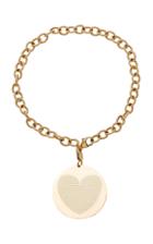 Emily & Ashley Heart Engraved Charm Bracelet