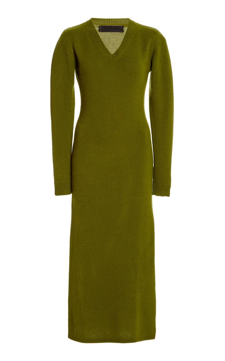 Moda Operandi The Elder Statesman Mojave Ribbed-knit Cashmere Dress