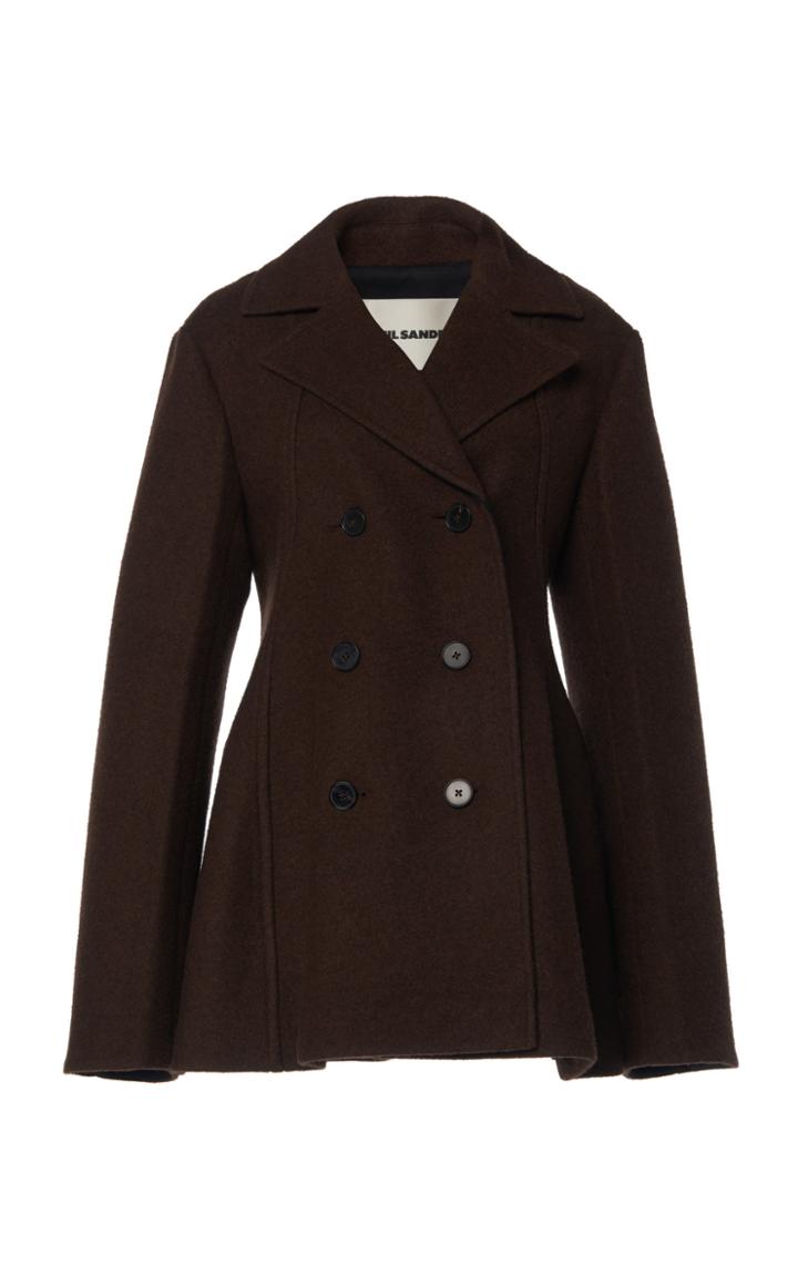 Jil Sander Double-breasted Wool Coat