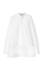 Valentino Bow-embellished Cotton Mini Dress