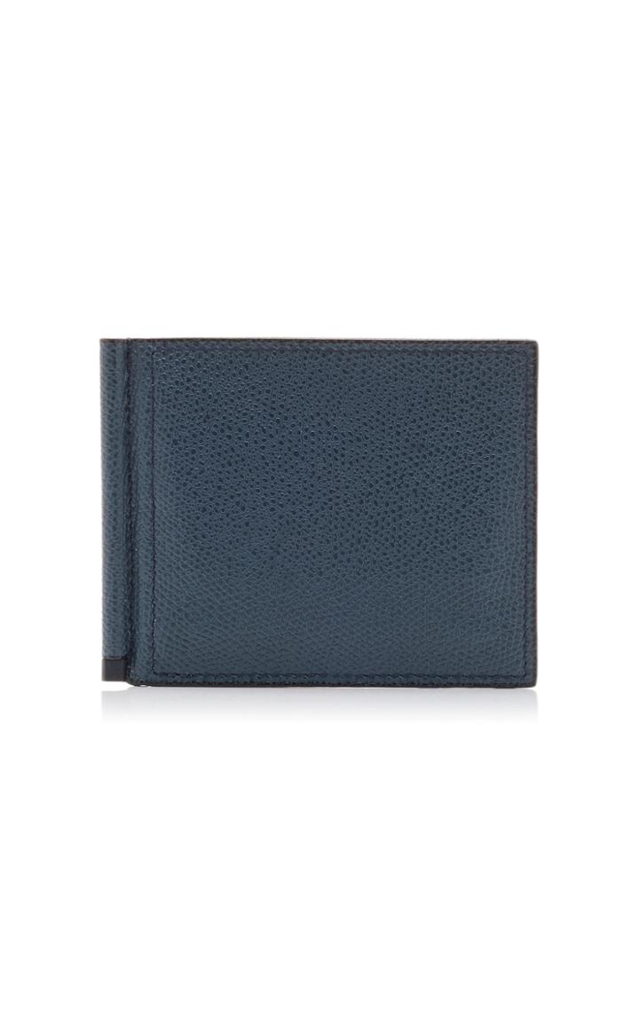 Valextra Textured Leather Wallet