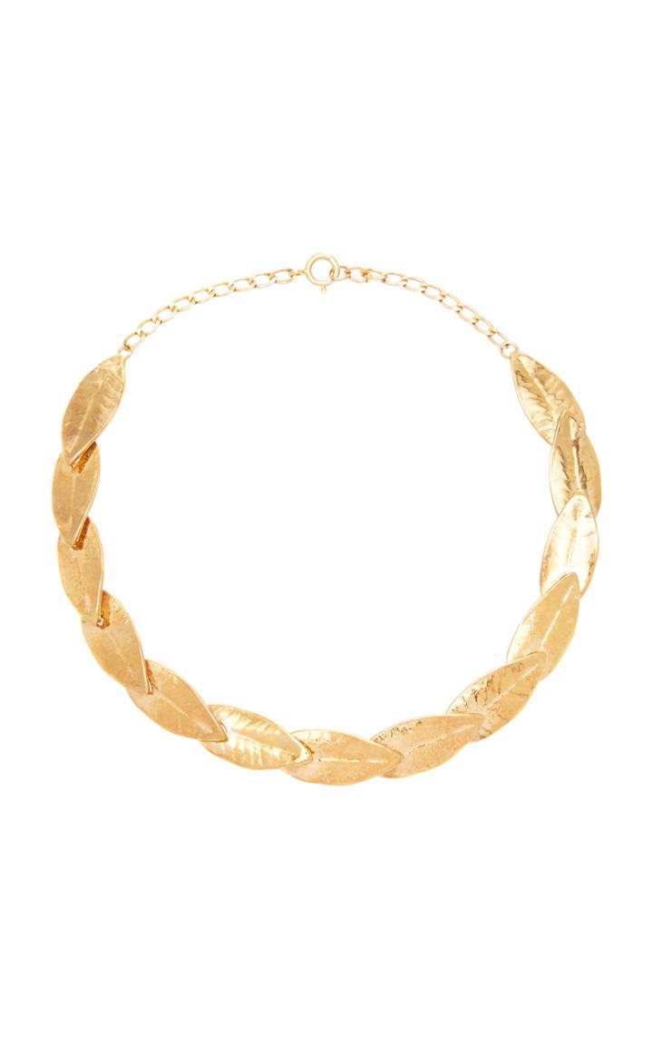 Caroline Constas Leaf Necklace