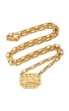 Tenet Jewelry Horse Grid Ii Gold Necklace