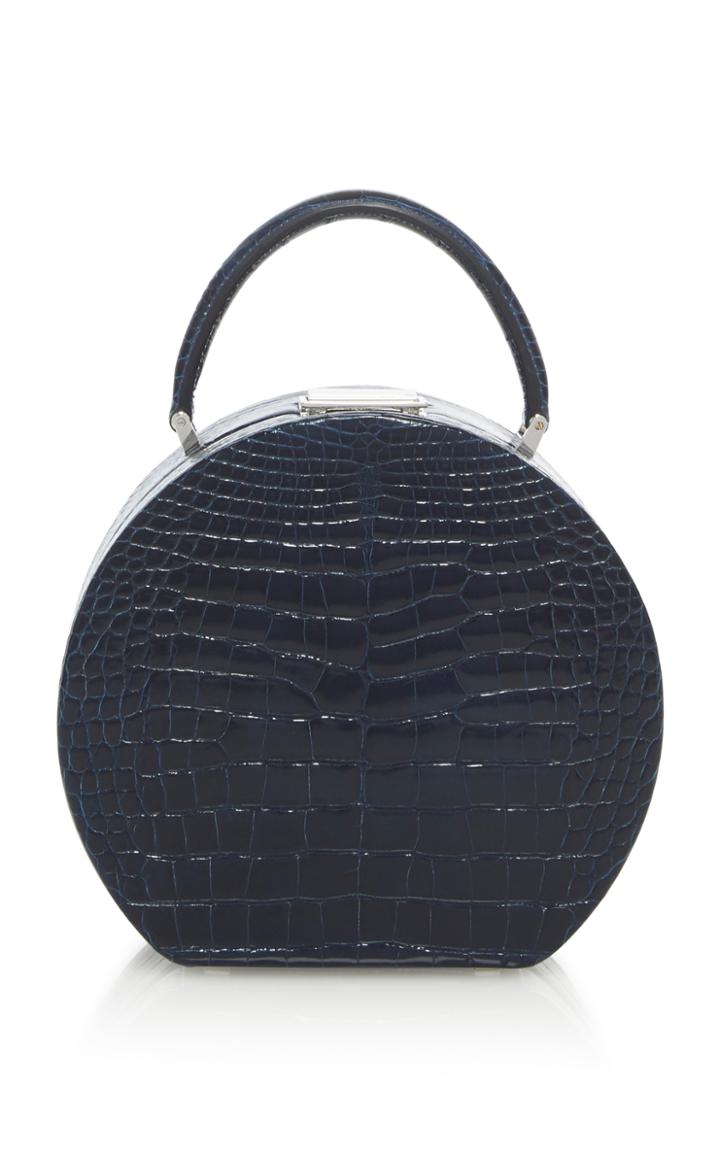 Buwood Bumi 18cm Blue Alligator Tote