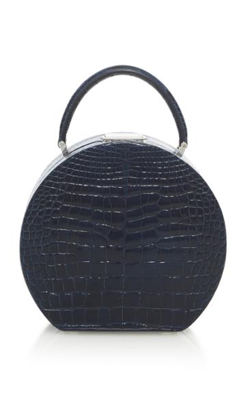 Buwood Bumi 18cm Blue Alligator Tote