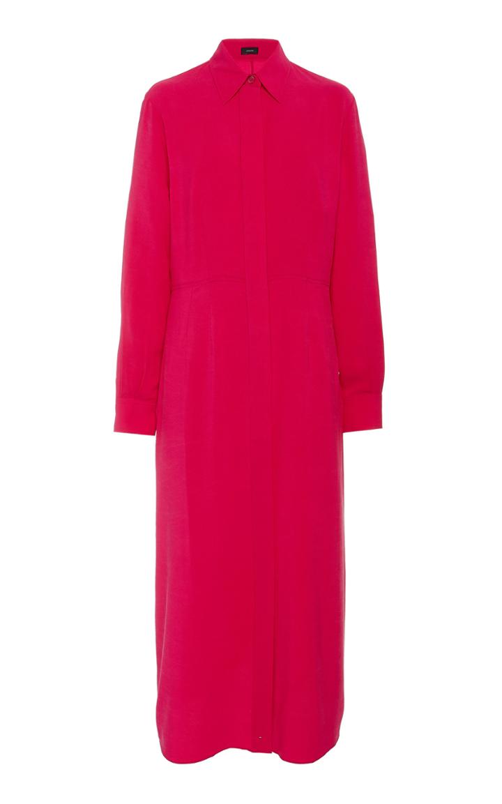 Joseph Turner Silk Collared Dress