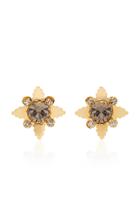 Nicole Romano 18k Gold-plated Star Crystal Stud Earrings