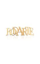 Moda Operandi Rodarte Mini Logo-embellished Brass Hair Clip