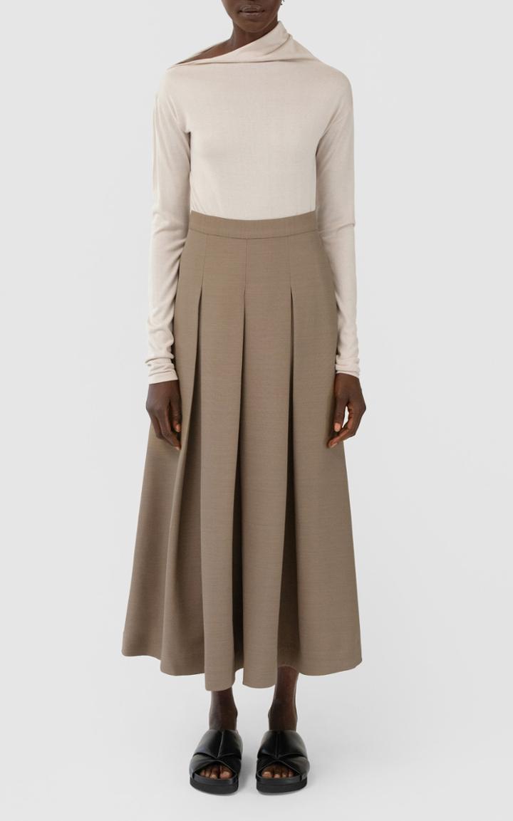 Moda Operandi Co Full Pleated Skirt