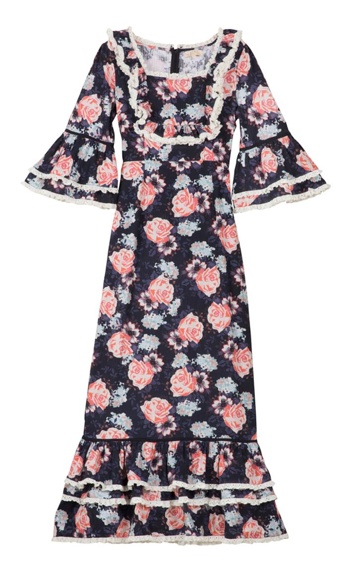 Bytimo Japanese Boho Prairie Dress