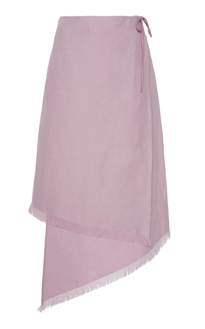 Eron Hazel Wrap Fringe Skirt