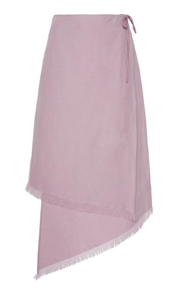 Eron Hazel Wrap Fringe Skirt
