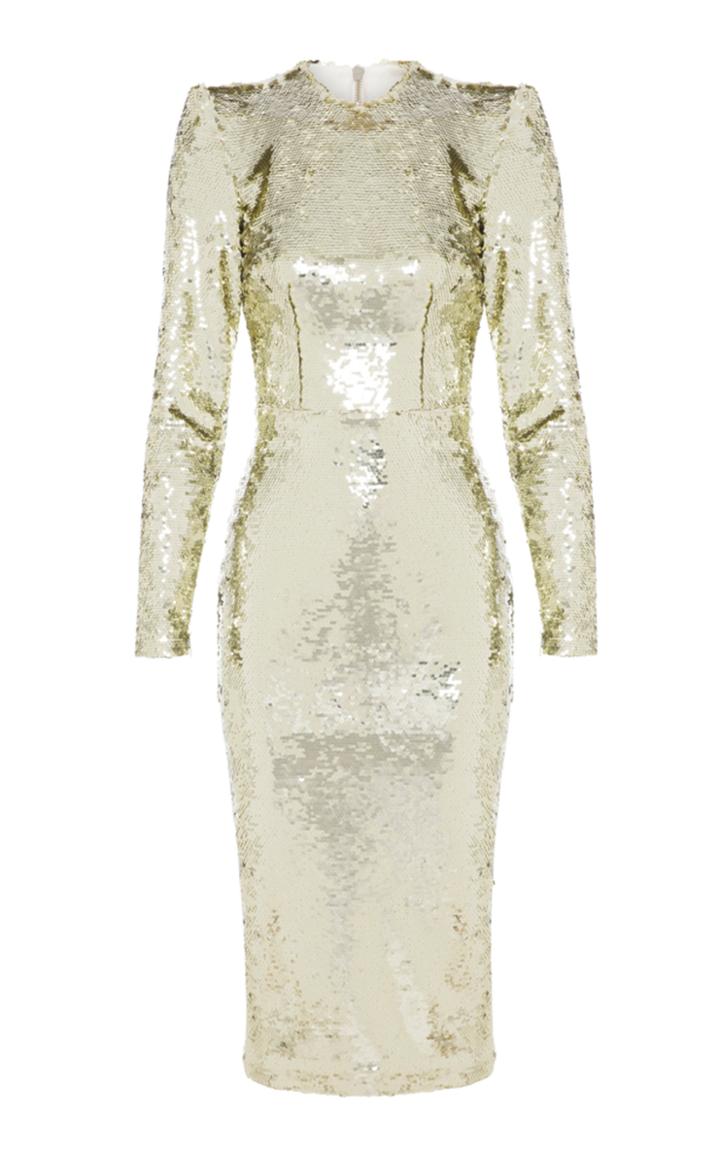 Alex Perry Elisa Long Sleeve Lady Dress