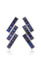 Tullia Blue Sky 14k White Gold Sapphire Earrings