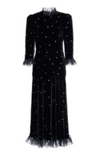 Moda Operandi Philosophy Di Lorenzo Serafini Crystal-embellished Velvet Midi Dress