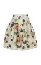 Marchesa Floral Printed Skirt