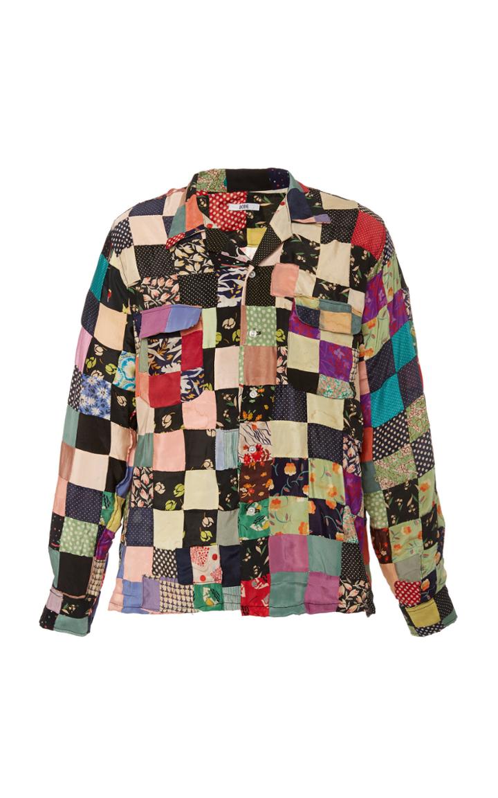 Bode One-of-a-kind Patchwork Havana Shirt