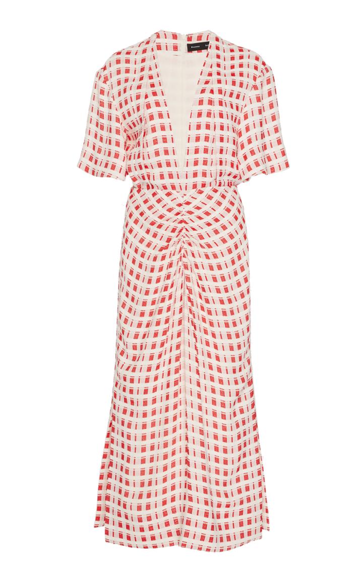 Proenza Schouler Jacquard Short Sleeve Dress