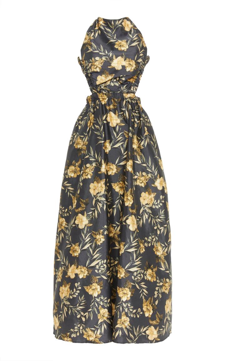 Moda Operandi Sir The Label Carmen Silk Maxi Dress Size: 1
