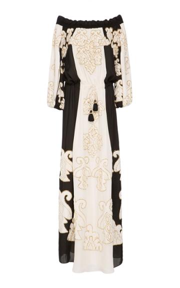 Figue Embroidered India Gown