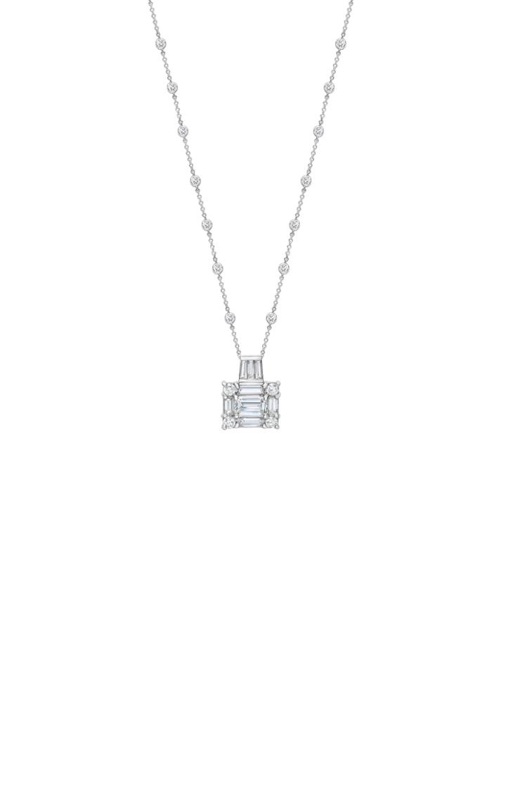 Mindi Mond Mega Clarity Diamond Pendant 18k White Gold Necklace