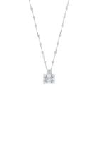 Mindi Mond Mega Clarity Diamond Pendant 18k White Gold Necklace