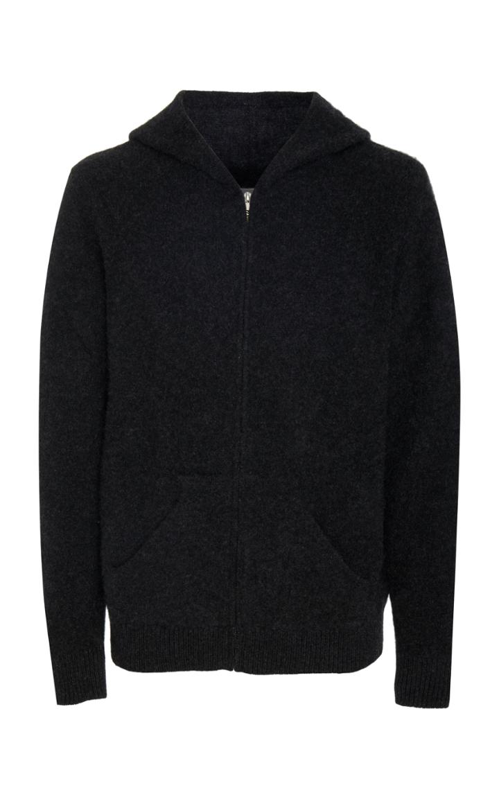 The Elder Statesman Patch Cashmere Hoodie