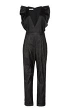 Philosophy Di Lorenzo Serafini Ruffe-accented Taffeta Jumpsuit
