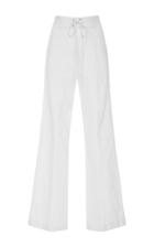 A.l.c. Archie High-rise Cotton-blend Wide-leg Pants