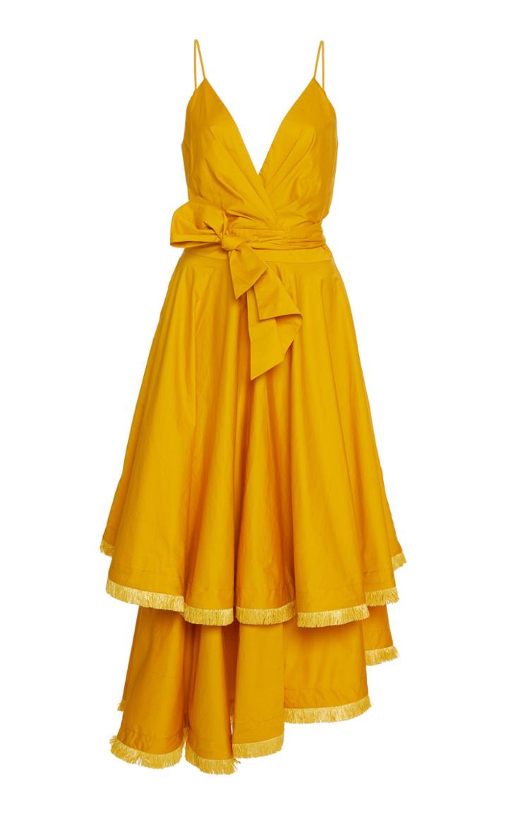 Johanna Ortiz Ladies Who Lunch Sleeveless Poplin Dress