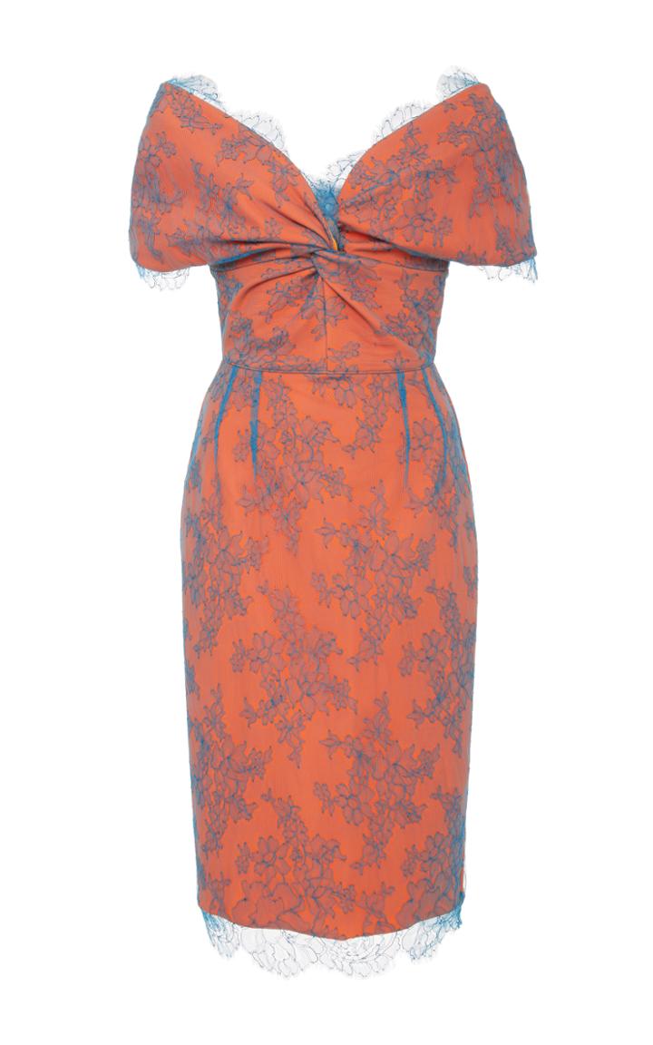 Emilio De La Morena Tamara Off The Shoulder Knotted Dress
