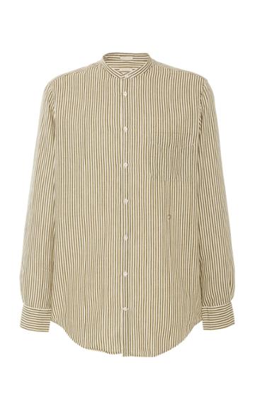 Massimo Alba Striped Cotton-poplin Shirt
