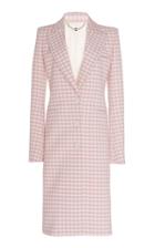 Paco Rabanne Plaid Check Wool Coat