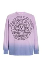 Stella Mccartney We Are The Weather Two-tone Cotton Sweatshirt