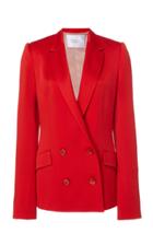 Galvan Jones Crepe De Chine Blazer